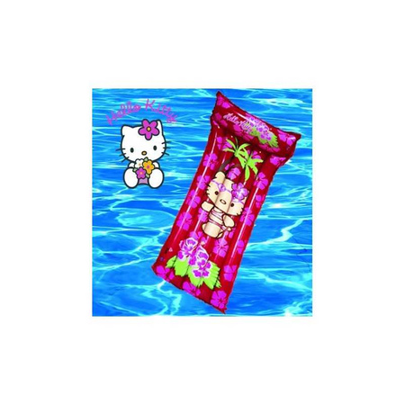 HELLO KITTY KOTEK DUŻY MATERAC DMUCHANY PLAŻA BASEN WODY 160 CM