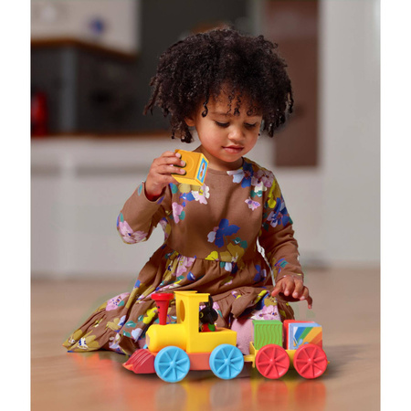 BING KRÓLICZEK POCIĄG CIUCHCIA KLOCKI SENSORYCZNE DŻWIĘKI FIGURKA