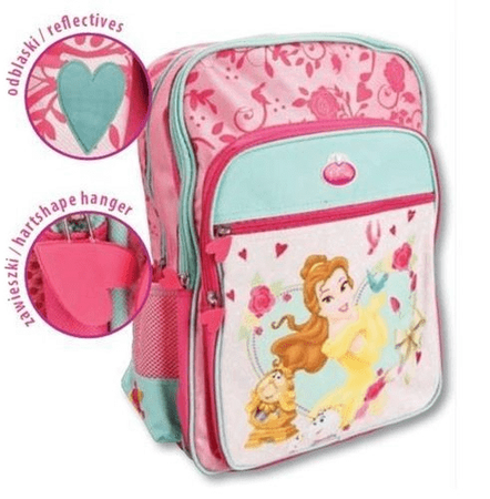 DISNEY PRINCESS KSIĘŻNICZKI Plecak szkolny A4