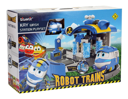 ROBOT TRAINS MYJNIA Z POCIĄGIEM KAY ZESTAW