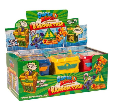 SUPER ZINGS KABOOM MAGICBOX ZESTAW PUŁAPKA FIGURKI