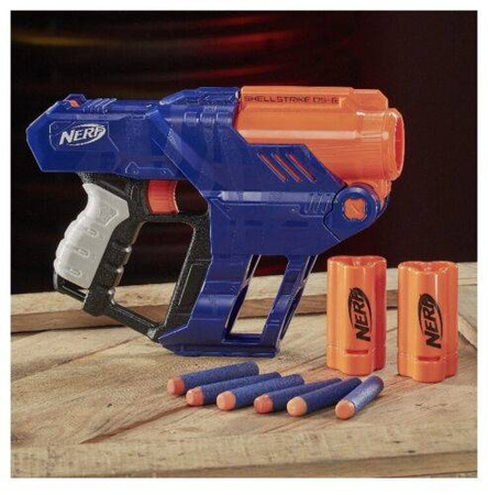NERF N-STRIKE ELITE Shellstrike PISTOLET WYRZUTNIA