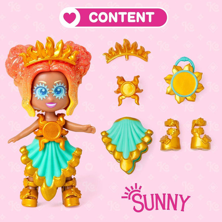 KOOKYLOOS Seria 7 Laleczka GOLDEN GALA SUNNY