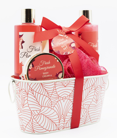 BCS KOSZ ZESTAW PREZENTOWY KOSMETYKÓW CIAŁA KĄPIELI DLA KOBIET ŚWIĘTA