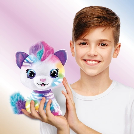 AIRBRUSH PLUSH POKOLORUJ PLUSZAKA PLUSZ KOT KOTEK MASKOTKA DO KOLOROWANIA