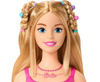 LALKA BARBIE GŁOWA DO STYLIZACJI + 20 akcesoriów do stylizacji włosów HMD88