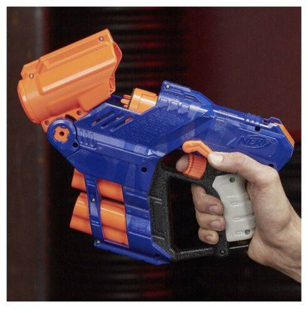 NERF N-STRIKE ELITE Shellstrike PISTOLET WYRZUTNIA