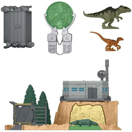 JURASSIC WORLD MINIS LABORATORIUM DINOZAURY GIGANTOZAUR PARK JURAJSKI HFF12