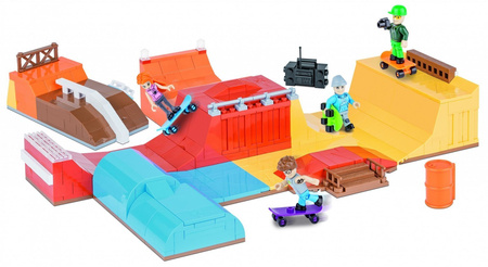 KLOCKI ACTION TOWN MEGA SZALONY SKATEPARK 500 el.