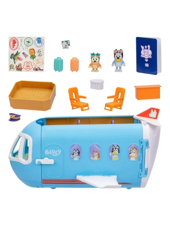 BLUEY BNGO ZESTAW TRANSFORMUJĄCY SAMOLOT 3W1 FIGURKI