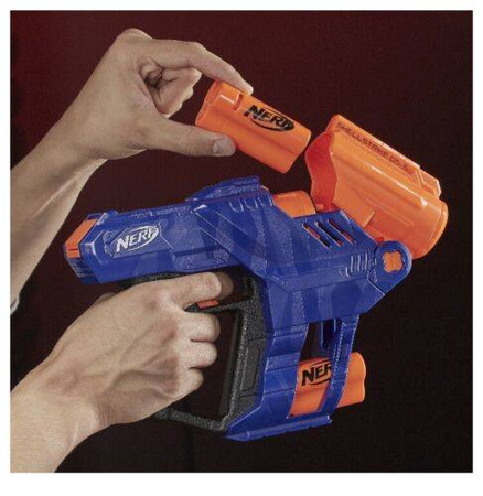 NERF N-STRIKE ELITE Shellstrike PISTOLET WYRZUTNIA