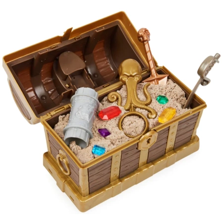 KINETIC SAND PIASEK KINETYCZNY ZESTAW UKRYTY SKARB AKCESORIA
