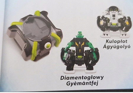 BEN 10 OMNITRIX TRANSFORM + 2 FIGURKI ZEGAREK EPEE