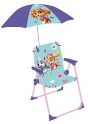 PSI PATROL SKYE KRZESŁO Z PARASOLEM KRZESEŁKO PLAŻOWE OGRODOWE DZIECIĘCE