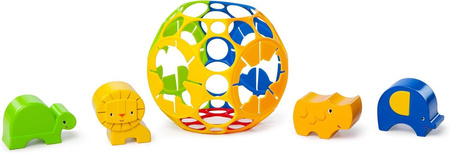 OBALL PIERWSZY SORTER KLOCKÓW ZWIERZĄTKA KSZTAŁTY