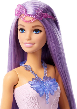 Lalka BARBIE 3 w 1 MAGICZNA WRÓŻKA Księżniczka Syrenka JCP74