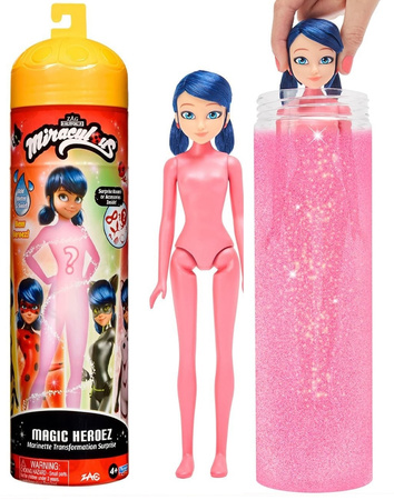 MIRACULOUS Lalka Niespodzianka TUBA Transformacja Marinette BIEDRONKA KWAMI