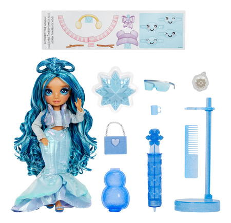 RAINBOW HIGH WINTER WONDERLAND LALKA SKYLER BRADSHAW ZIMOWA + AKCESORIA