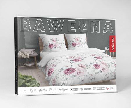POŚCIEL W KWIATKI KWIATY BAWEŁNIANA 160X200
