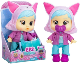 CRY BABIES Snowy Days INTERAKTYWNA Lalka Prawdziwe ŁZY FOXIE+AKCESORIA 18+M