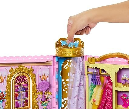 Disney Princess Szafa Garderoba Księżniczki Mattel Akcesoria