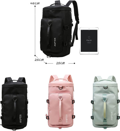 BAGAŻ PODRĘCZNY TORBA PLECAK 2W1 SAMOLOTU PODRÓŻNA