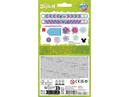 STITCH Zestaw do robienia bransoletek Mozaika diamond painting Totum