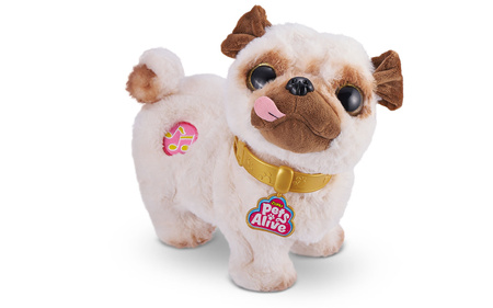 INTERAKTYWNY TAŃCZĄCY PLUSZAK MOPS ZURU PETS ALIVE