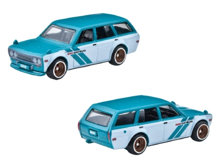 HOT WHEELS PREMIUM ZESTAW 4 POJAZDÓW AUTA RESORAKI BRE DATSUN HRT52