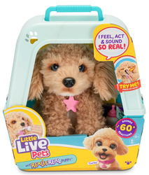 LITTLE LIVE PETS PIESEK MÓJ PRAWDZIWY SZCZENIACZEK INTERAKTYWNY TRANSPORTER