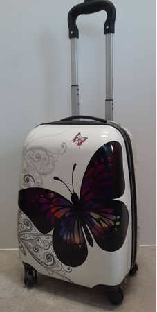 MOTYLE MOTYLKI MAŁA WALIZKA KABINOWA BAGAŻ PODRÓŻNA