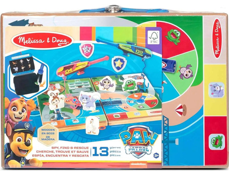 Psi Patrol Gra Zręcznościowa Drewniana – Drony Plansza Misje
