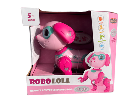 ROBOT INTERAKTYWNY PIES ZDALNIE STEROWANY PIESEK ZABAWKA PREZENT ROBOLOLA