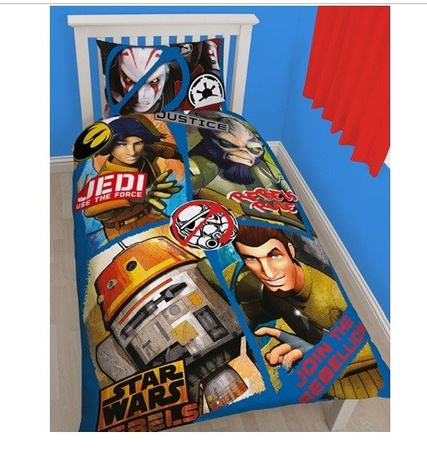 STAR WARS GWIEZDNE WOJNY REBELS POŚCIEL 140x200
