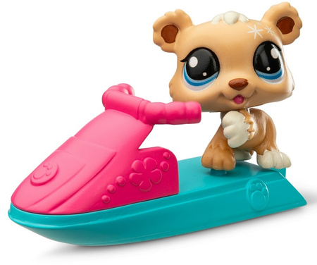 Littlest Pet Shop Snow Day Play Pack 00534 Dzień Bałwana 3 zwierzątka