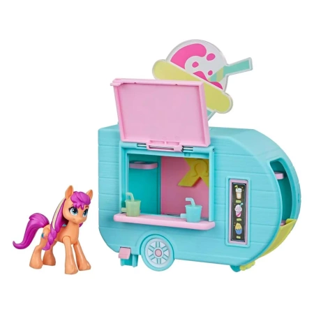 MY LITTLE PONY KUCYK SUNNY STARSCOUT TRUCK CIĘŻARÓWKA ZE SMOOTHIE FIGURKA