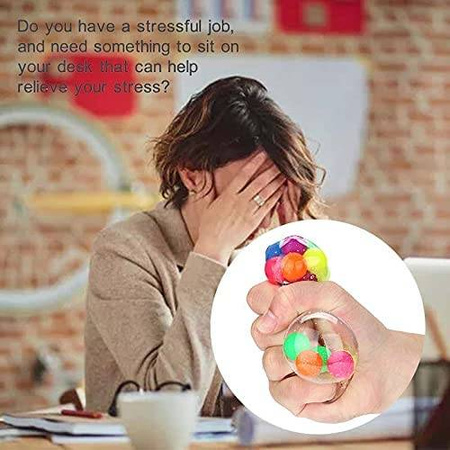 PIŁKA SENSORYCZNA ANTYSTRESOWA GNIOTEK FIDGET TOYS