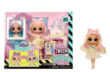 LOL SURPRISE LALKA Tweens Swap Winnie WYMIENNA GŁOWA AKCESORIA
