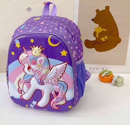 JEDNOROŻEC PLECAK PLECACZEK PRZEDSZKOLA DZIECI 3D