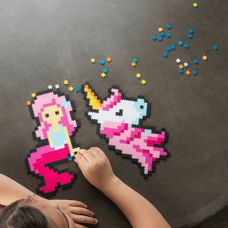 Puzzelki Pixelki Jixelz Jednorożec 700 el. Syrenka