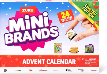 MINI BRANDS KALENDARZ ADWENTOWY 24 NIESPODZIANKI ZURU 4 EKSKLUZYWNE FIGURKI
