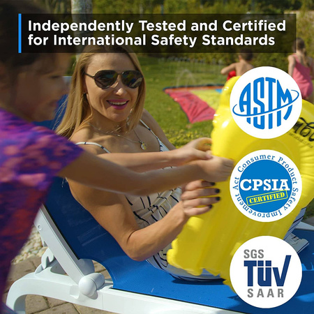 ŚLIZG POTRÓJNY ŚLIZGAWKA WODNA Z FONTANNĄ +3 DESKI