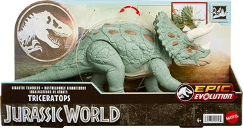 Mattel Jurassic World Gigantyczny tropiciel Triceratops
