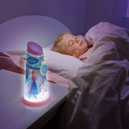 KRAINA LODU FROZEN ELSA LAMPKA NOCNA LATARKA 2W1