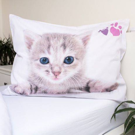 KOT KOTEK KOTKI POŚCIEL 140X200 DLA DZIECI BAWEŁNA