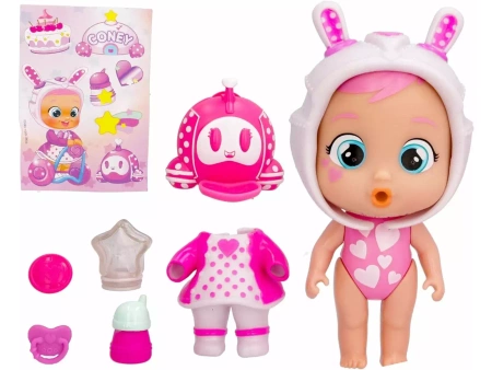 CRY BABIES MAGIC TEARS STARS CONEY KRÓLICZEK LALKA DOMEK NA KÓŁKACH ŚWIECI