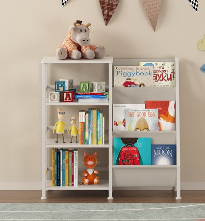 REGAŁ ORGANIZER NA ZABAWKI POJEMNIKI SZAFKA DZIECI KSIĄŻKI BIBLIOTECZKA