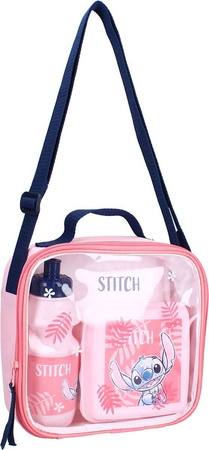 LILO I STICH TORBA NA LUNCH ZESTAW BIDON ŚNIADANIÓWKA LUNCH BOX 3W1