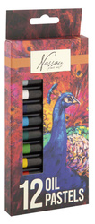KREDKI PASTELE OLEJNE KREDKI PASTELOWE 12 KOLORÓW ZESTAW DLA ARTYSTÓW
