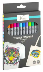 TEXTILE DUO PISAKI MARKERY DWUSTRONNE DO TKANIN UBRAŃ 12 Nassau